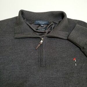 Fairway & Greene Baruffa Merino Mens Medium Windsweater Lined Merino Wool